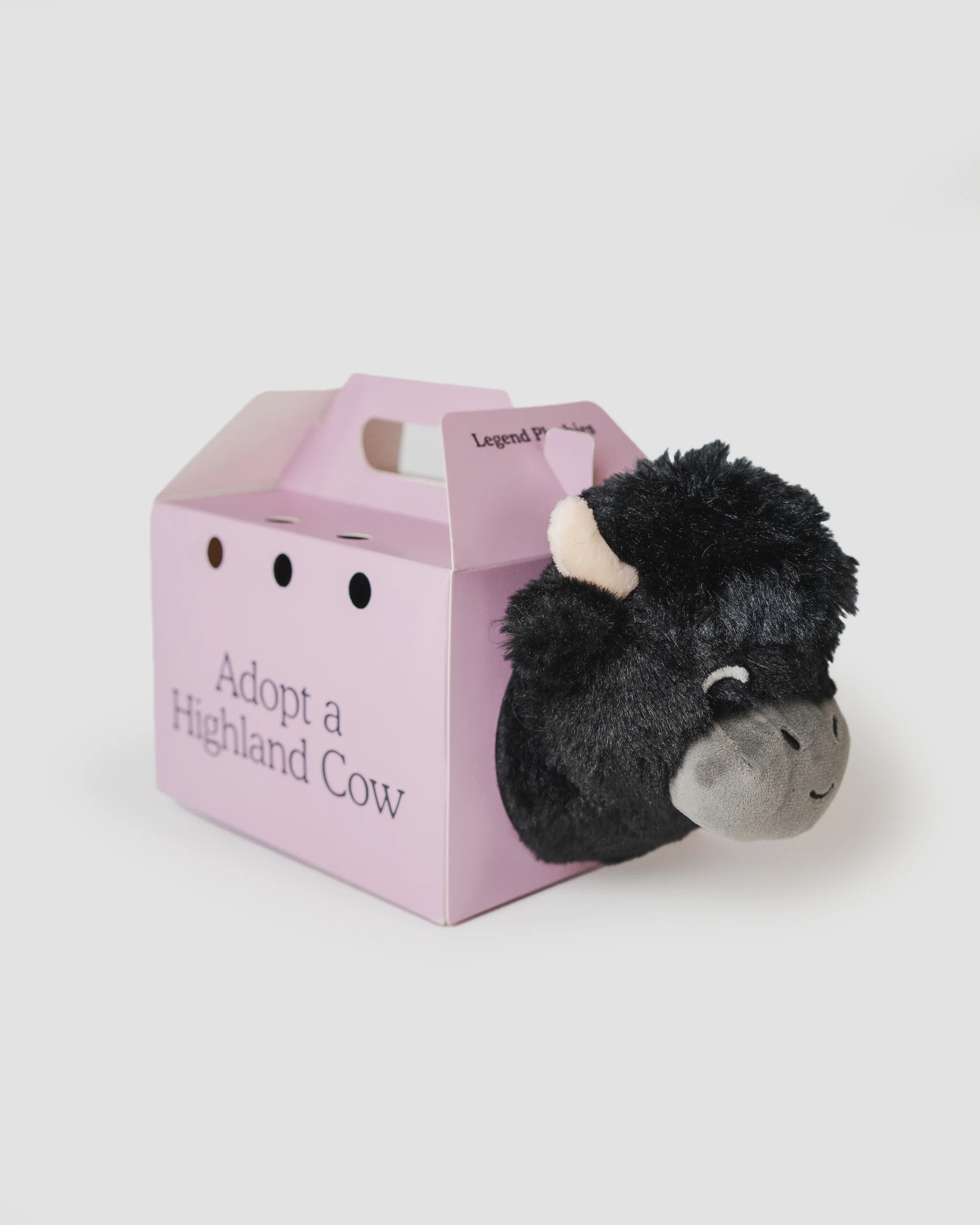 Black Highland Cow Plushie - Image 4