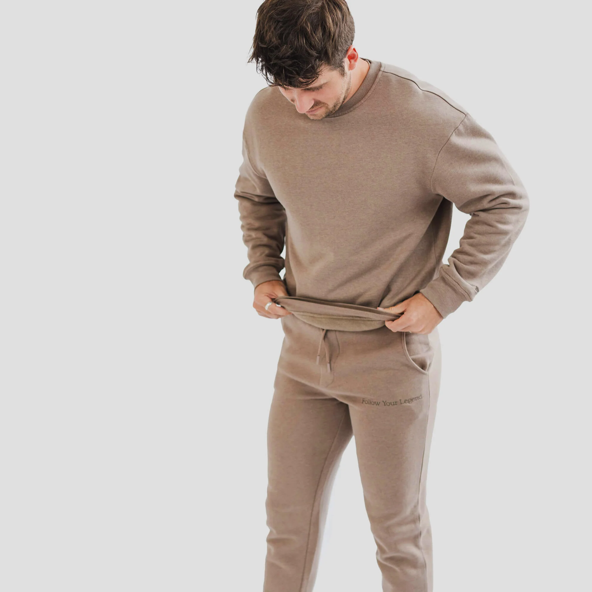 Men's AlpacaCloud® Heavyweight Crew Neck Sweatshirt - Image 14
