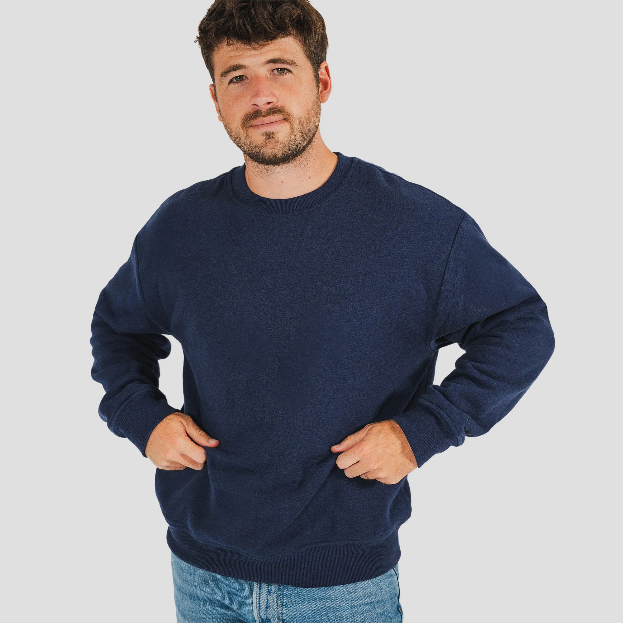 Men's AlpacaCloud® Heavyweight Crew Neck Sweatshirt - Image 4
