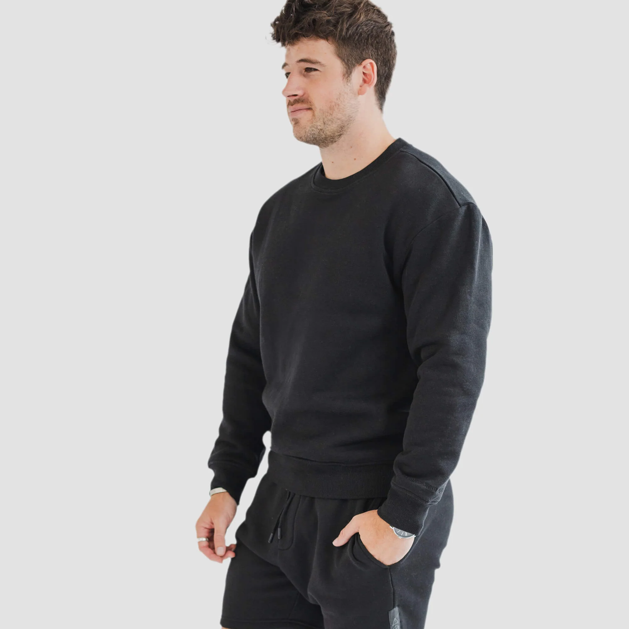 Men's AlpacaCloud® Heavyweight Crew Neck Sweatshirt - Image 7