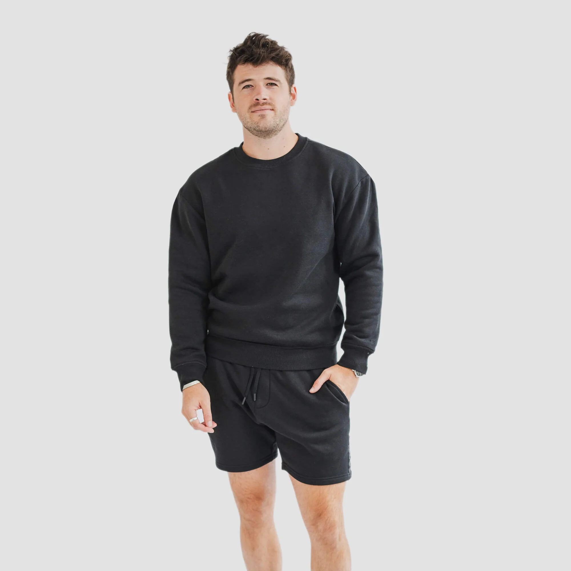 Men's AlpacaCloud® Heavyweight Crew Neck Sweatshirt - Image 8
