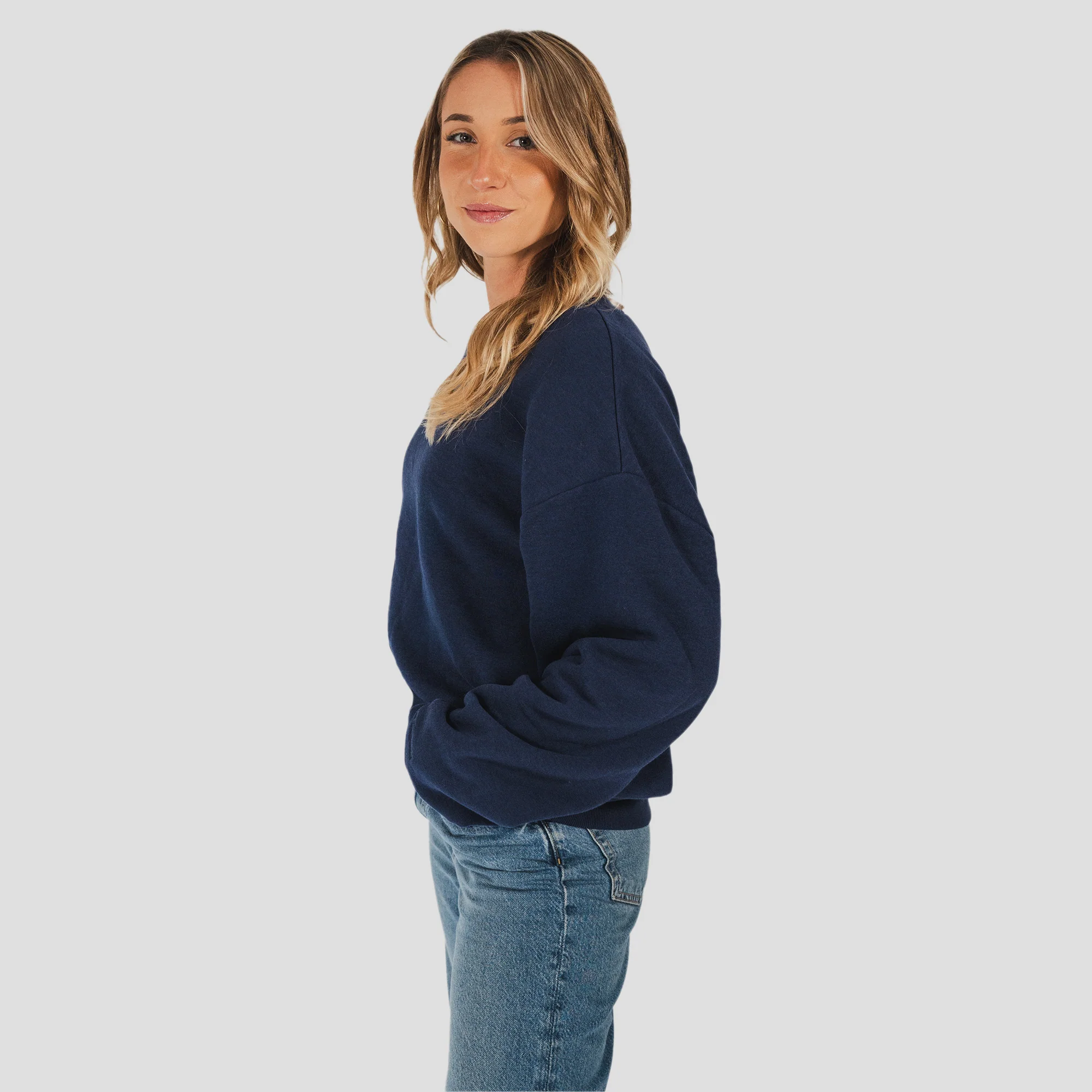 Women's AlpacaCloud® Heavyweight Crew Neck Sweatshirt - Image 3
